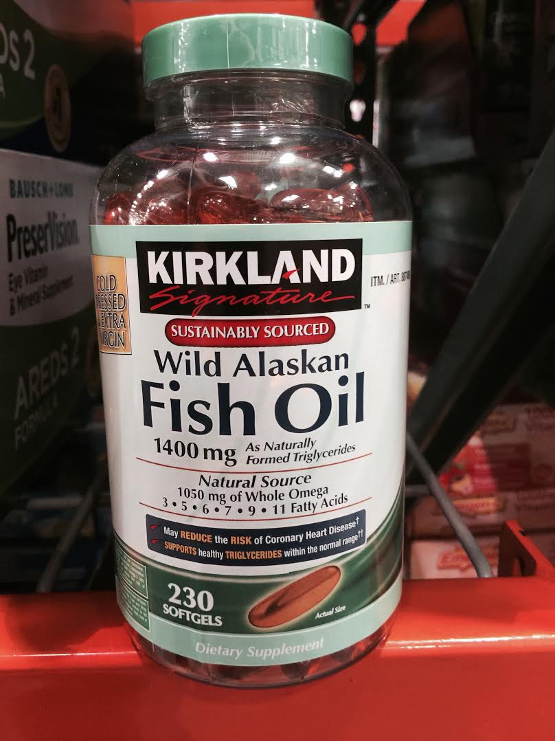 Kirkland Signature ™ Wild Alaskan Fish Oil 1400 mg (Омега Аляска 1400 мг)яв...