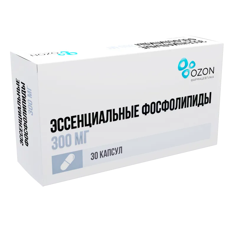 Эссенциальные фосфолипиды, 300 мг, Капсулы