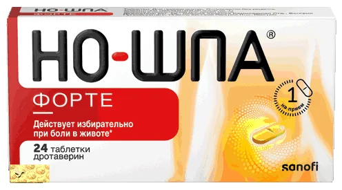 Но-шпа форте, 80 мг, Таблетки