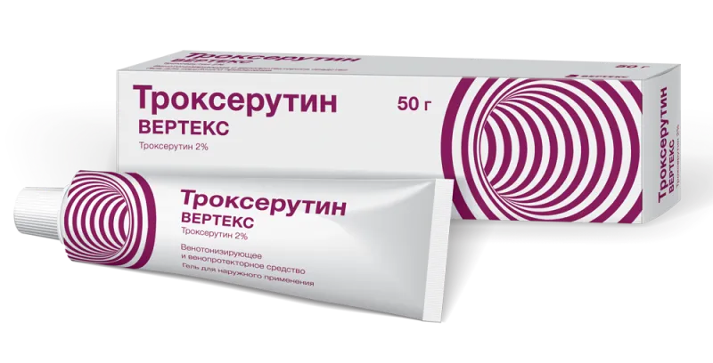 Троксерутин, 20 мг/г, Гель Для Наружного Применения